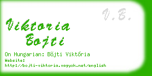 viktoria bojti business card